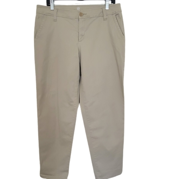 liz Clauborn Cotton high waist pants - Picture 1 of 5